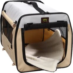 Pet Life Folding Zippered Wire-Framed Dog Crate -Pup Haven Sales Store 245207 PT3. AC SS1800 V1596646890
