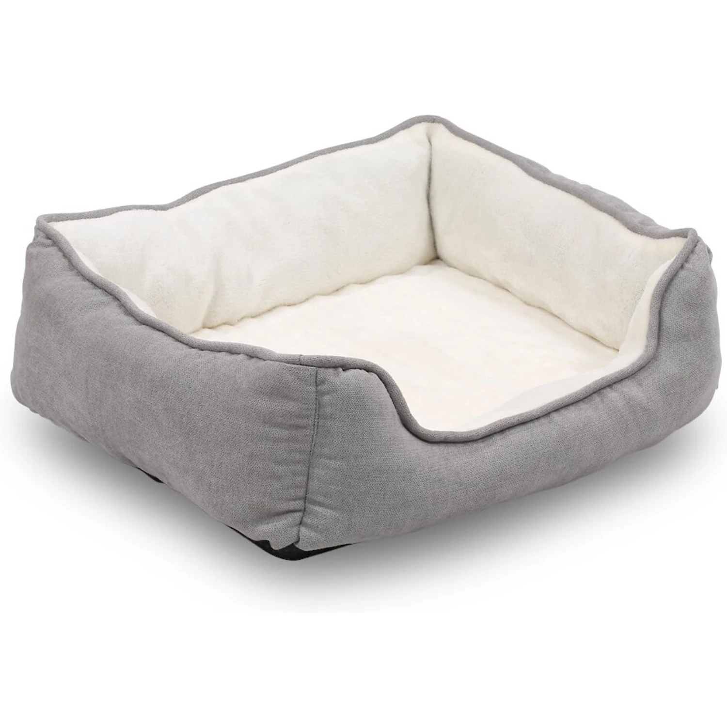 HappyCare Textiles Rectangle Orthopedic Bolster Cat & Dog Bed 2 HappyCare Textiles Rectangle Orthopedic Bolster Cat & Dog Bed - Image 2