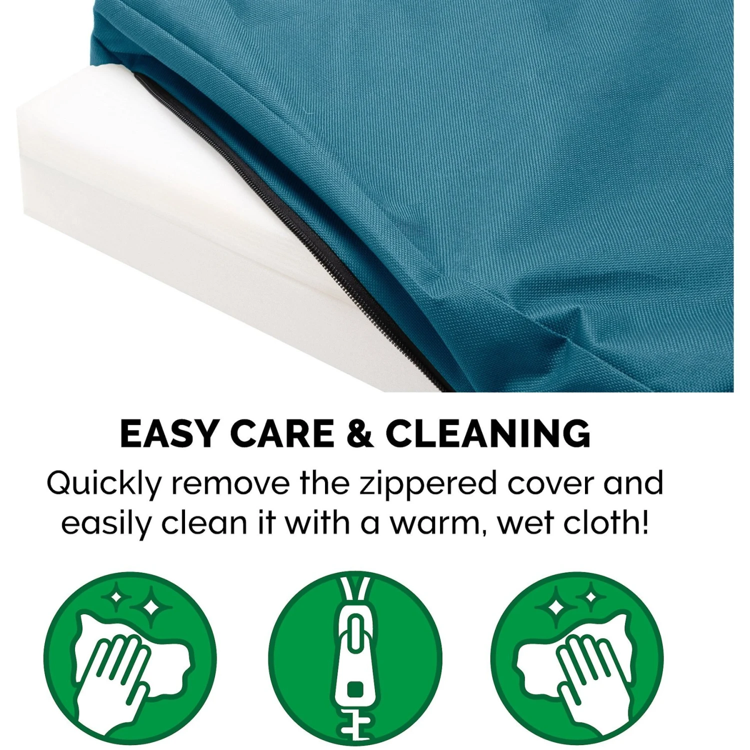 FurHaven Deluxe Oxford Full Support Dog & Cat Bed With Removable Cover 8 FurHaven Deluxe Oxford Full Support Dog & Cat Bed With Removable Cover - Image 8