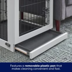 Frisco Double Door Furniture Style Dog Crate, White 8 Frisco Double Door Furniture Style Dog Crate, White -Pup Haven Sales Store 253029 PT4. AC SS1800 V1617644245