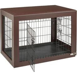 Frisco Double Door Furniture Style Dog Crate, Brown 9 Frisco Double Door Furniture Style Dog Crate, Brown -Pup Haven Sales Store 253033 PT5. AC SS1800 V1617037698