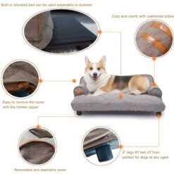 K1 Pet Design Wickman Sofa Pet Bed With Removable Cover -Pup Haven Sales Store 254151 PT3. AC SS1800 V1602720678