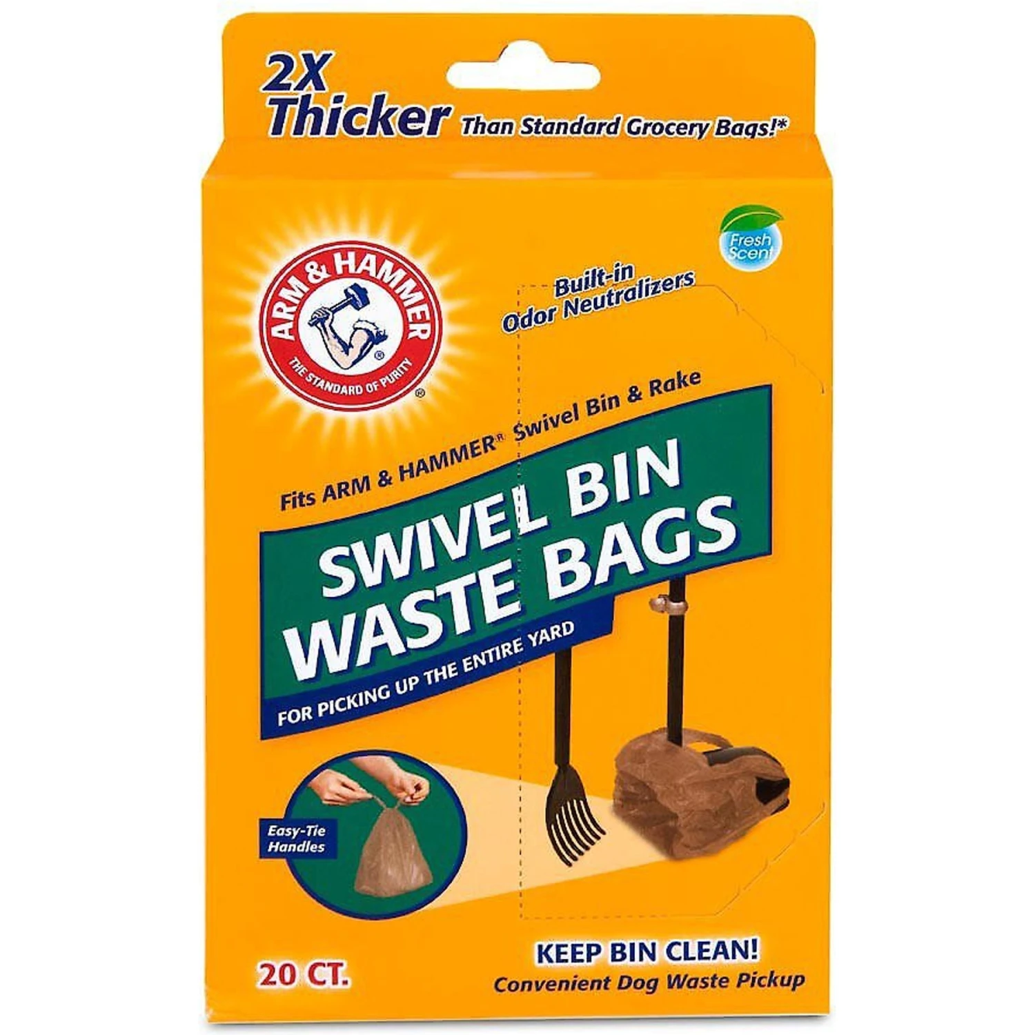 Arm & Hammer Swivel Bin Waste Bags 1 Arm & Hammer Swivel Bin Waste Bags