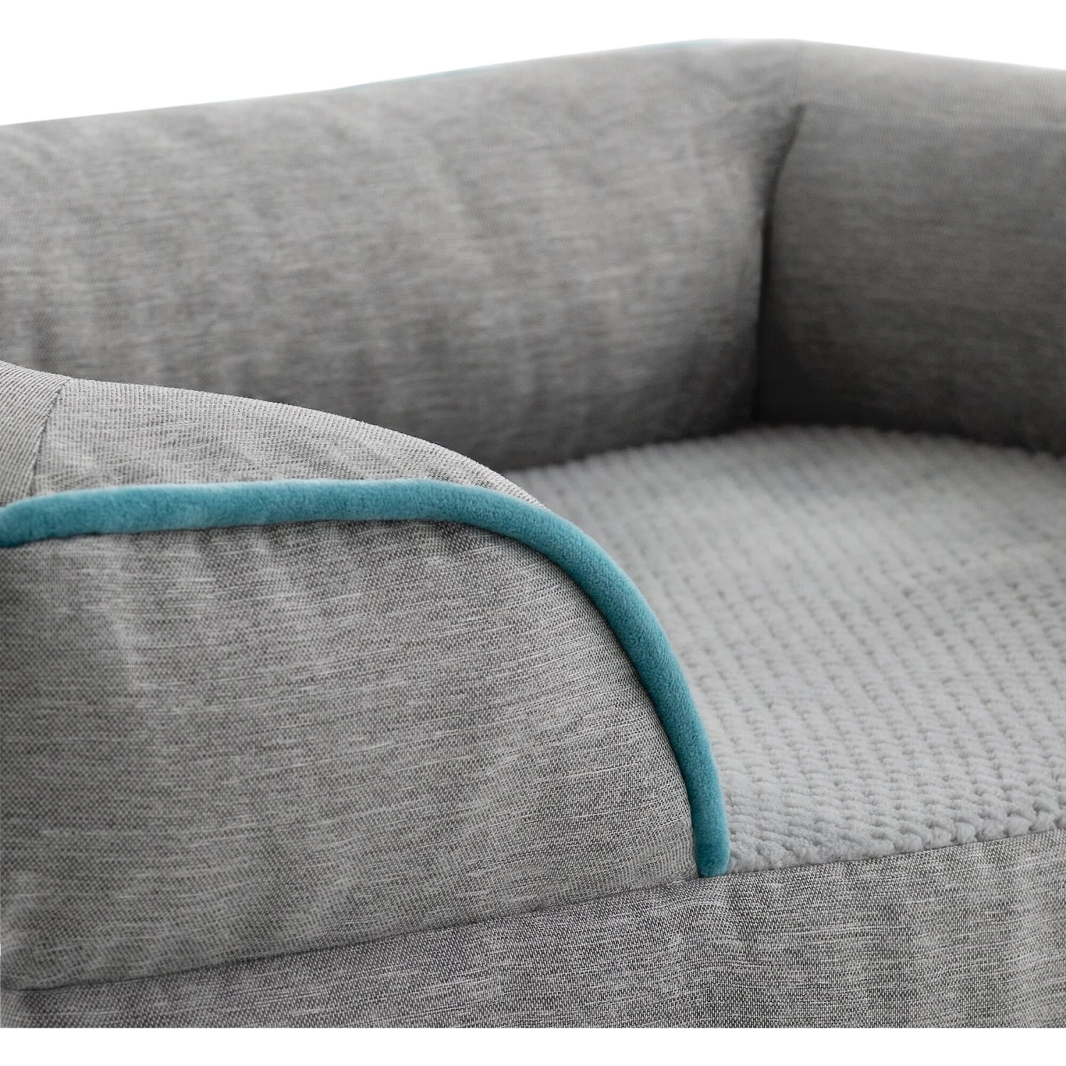 Brindle Orthopedic Bolster Dog & Cat Bed With Removable Cover 3 Brindle Orthopedic Bolster Dog & Cat Bed With Removable Cover - Image 3