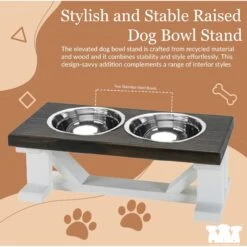 Bearwood Essentials Farmhouse Elevated Dog Feeder 12 Bearwood Essentials Farmhouse Elevated Dog Feeder -Pup Haven Sales Store 258636 PT5. AC SS1800 V1698845994