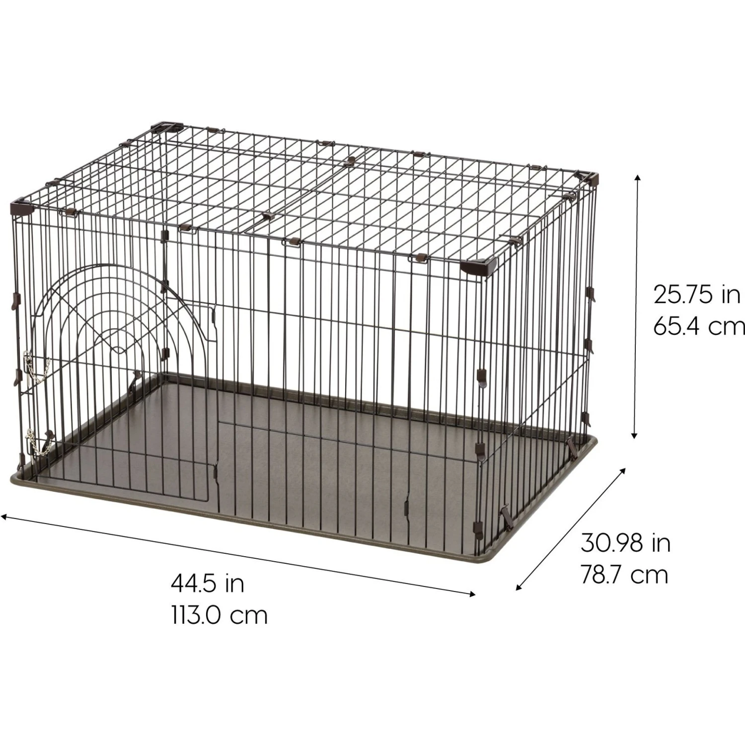 IRIS USA Wire Dog Crate 2 IRIS USA Wire Dog Crate - Image 2
