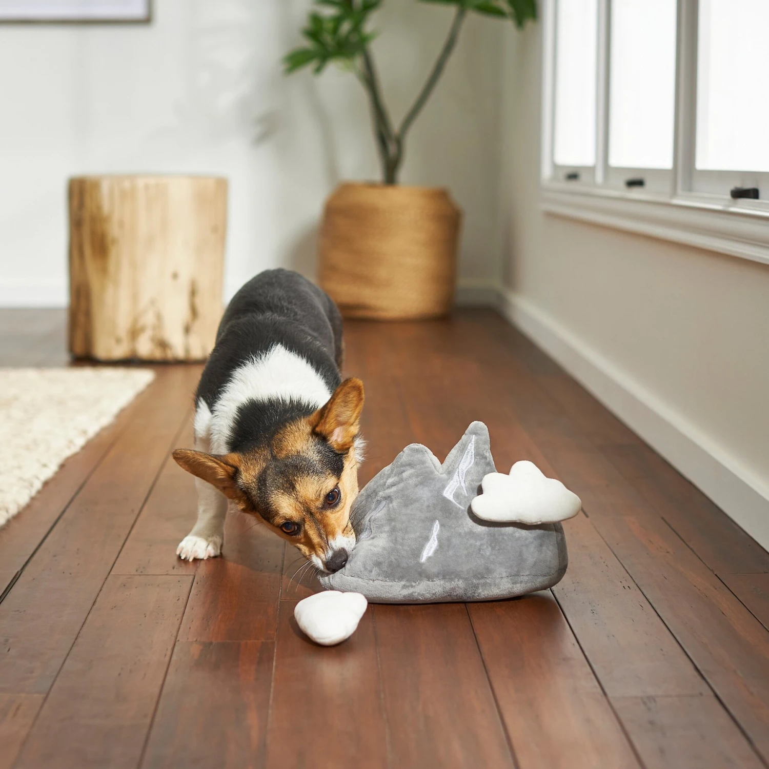 Frisco Road Trip Mountain Range Plush Squeaky Dog Toy 4 Frisco Road Trip Mountain Range Plush Squeaky Dog Toy - Image 4