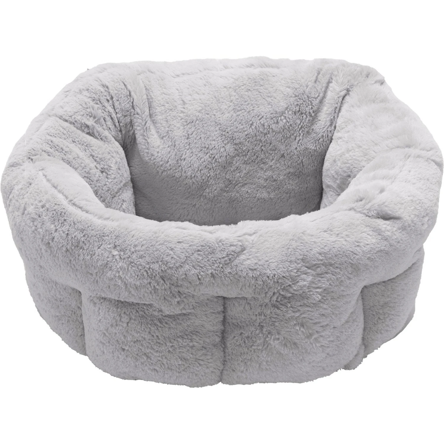 FurHaven Luxury Faux Fur Self-Warming Hi-Lo Donut Cat & Dog Bed 3 FurHaven Luxury Faux Fur Self-Warming Hi-Lo Donut Cat & Dog Bed - Image 3