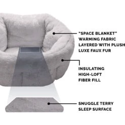 FurHaven Luxury Faux Fur Self-Warming Hi-Lo Donut Cat & Dog Bed 14 FurHaven Luxury Faux Fur Self-Warming Hi-Lo Donut Cat & Dog Bed -Pup Haven Sales Store 262932 PT5. AC SS1800 V1606806742