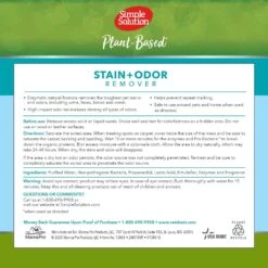 Simple Solution Plant-Based Stain & Odor Remover, 32-oz Bottle -Pup Haven Sales Store 263814 PT5. AC SS1800 V1607739445