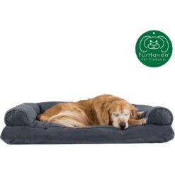 FurHaven Quilted Bolster Cat & Dog Bed With Removable Cover 12 FurHaven Quilted Bolster Cat & Dog Bed With Removable Cover -Pup Haven Sales Store 266011 PT3. AC SS1800 V1615855046