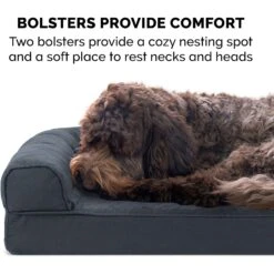 FurHaven Quilted Bolster Cat & Dog Bed With Removable Cover 15 FurHaven Quilted Bolster Cat & Dog Bed With Removable Cover -Pup Haven Sales Store 266011 PT6. AC SS1800 V1615848423