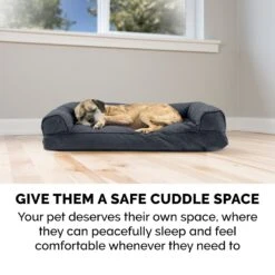 FurHaven Quilted Bolster Cat & Dog Bed With Removable Cover 16 FurHaven Quilted Bolster Cat & Dog Bed With Removable Cover -Pup Haven Sales Store 266011 PT7. AC SS1800 V1615858008