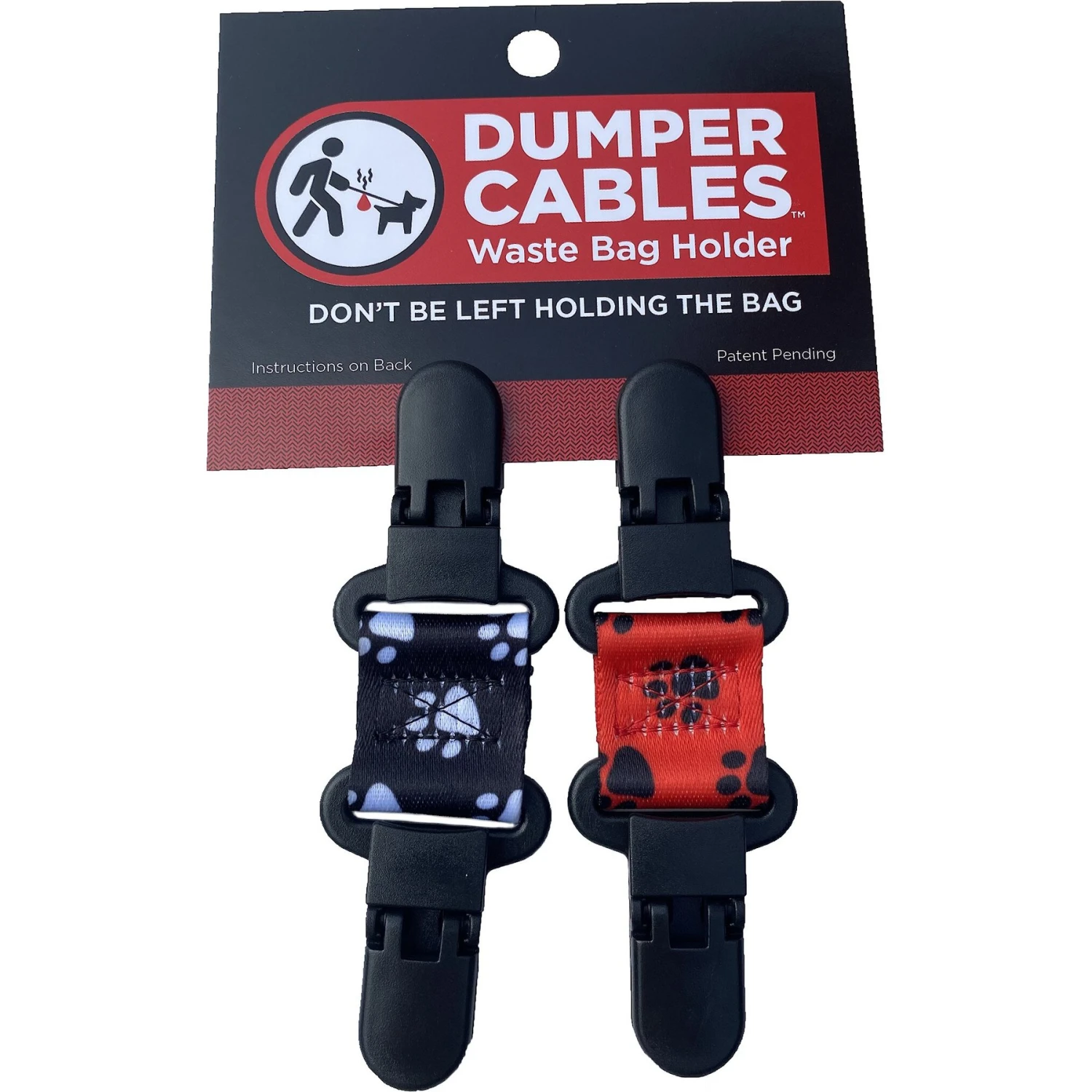 Dumper Cables Dog Waste Bag Holder, 2 Count 1 Dumper Cables Dog Waste Bag Holder, 2 Count