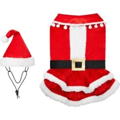 Frisco Mrs. Claus Dog & Cat Costume 9 Frisco Mrs. Claus Dog & Cat Costume -Pup Haven Sales Store 276150 PT4. AC SS1800 V1631573670