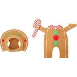 Frisco Front Walking Gingerbread Dog & Cat Costume 11 Frisco Front Walking Gingerbread Dog & Cat Costume -Pup Haven Sales Store 276156 PT4. AC SS1800 V1631569278