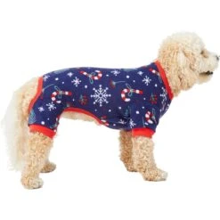 Frisco Snowy Nights Dog & Cat Cozy Polar Fleece PJs -Pup Haven Sales Store 276448 PT3. AC SS1800 V1637674030