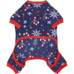 Frisco Snowy Nights Dog & Cat Cozy Polar Fleece PJs -Pup Haven Sales Store 276448 PT4. AC SS1800 V1637720820