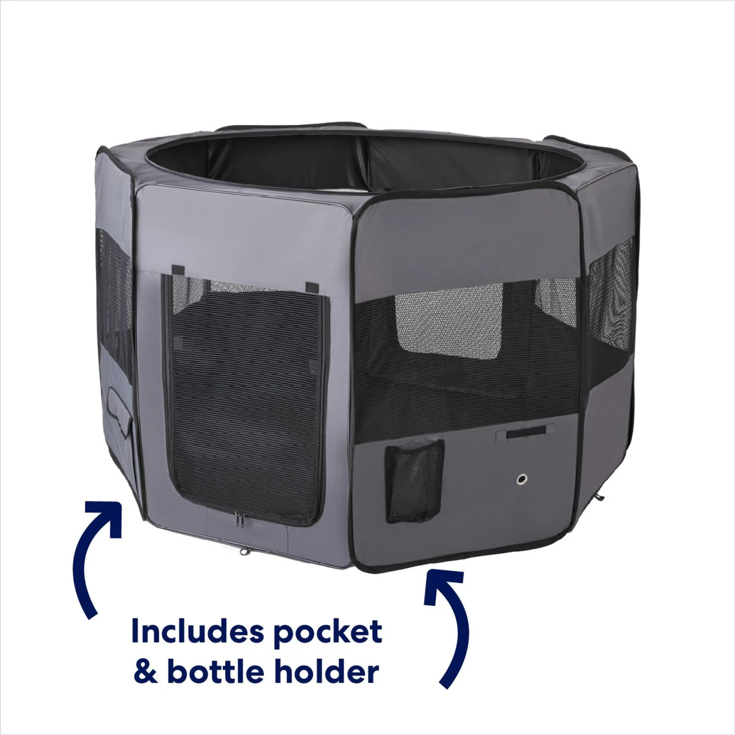 Frisco Soft-Sided Dog, Cat & Small Pet Exercise Playpen 4 Frisco Soft-Sided Dog, Cat & Small Pet Exercise Playpen - Image 4