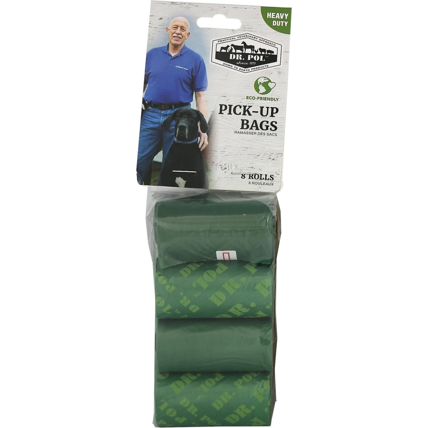 Dr. Pol Green & Yellow Dog Poop Bags, 8 Count 2 Dr. Pol Green & Yellow Dog Poop Bags, 8 Count - Image 2