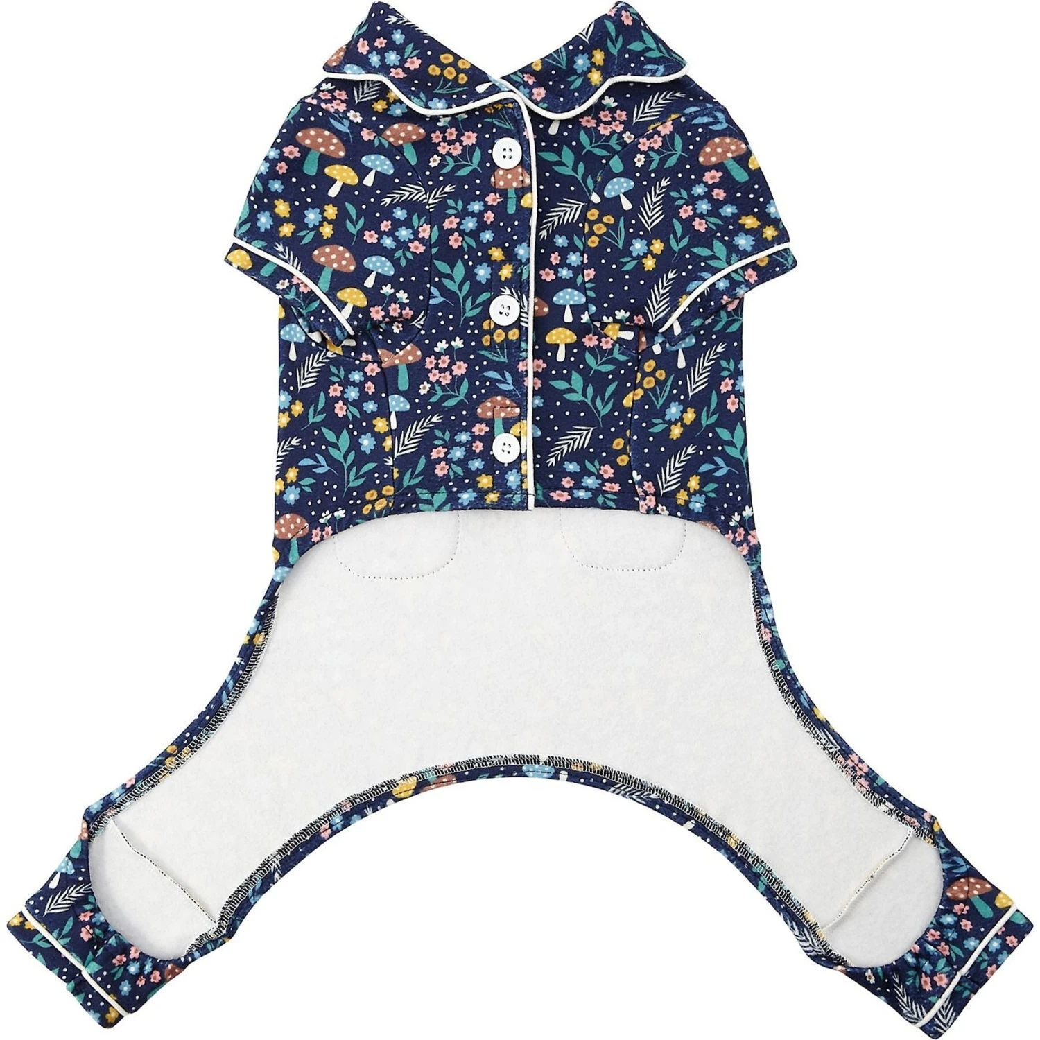 Wagatude Woodland Garden Print Dog Pajamas 3 Wagatude Woodland Garden Print Dog Pajamas - Image 3