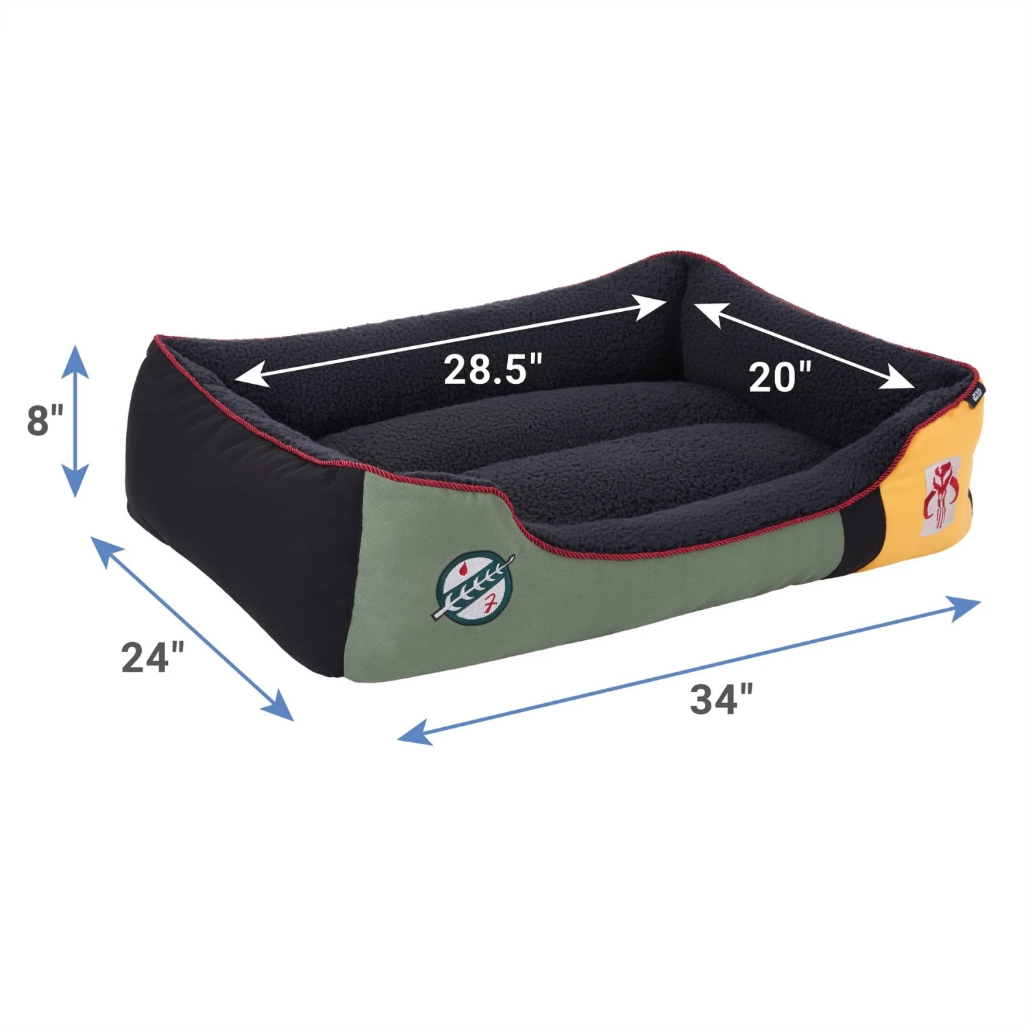 STAR WARS BOBA FETT Bolster Dog & Cat Bed 2 STAR WARS BOBA FETT Bolster Dog & Cat Bed - Image 2