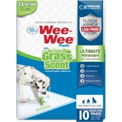 Four Paws Wee-Wee Ultimate Attractant Dog Pee Pads With Grass Scent