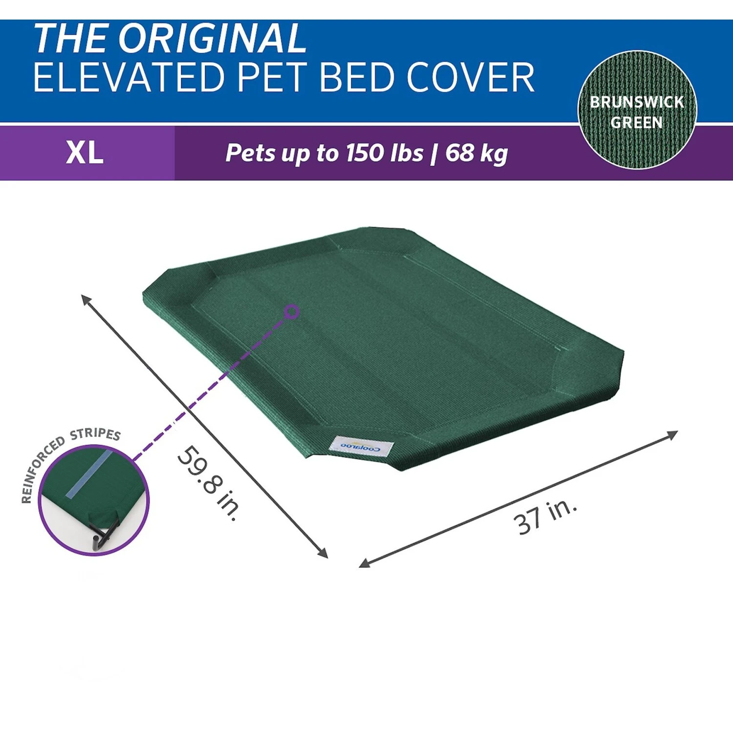 Coolaroo Steel-Framed Elevated Dog Bed 3 Coolaroo Steel-Framed Elevated Dog Bed - Image 3