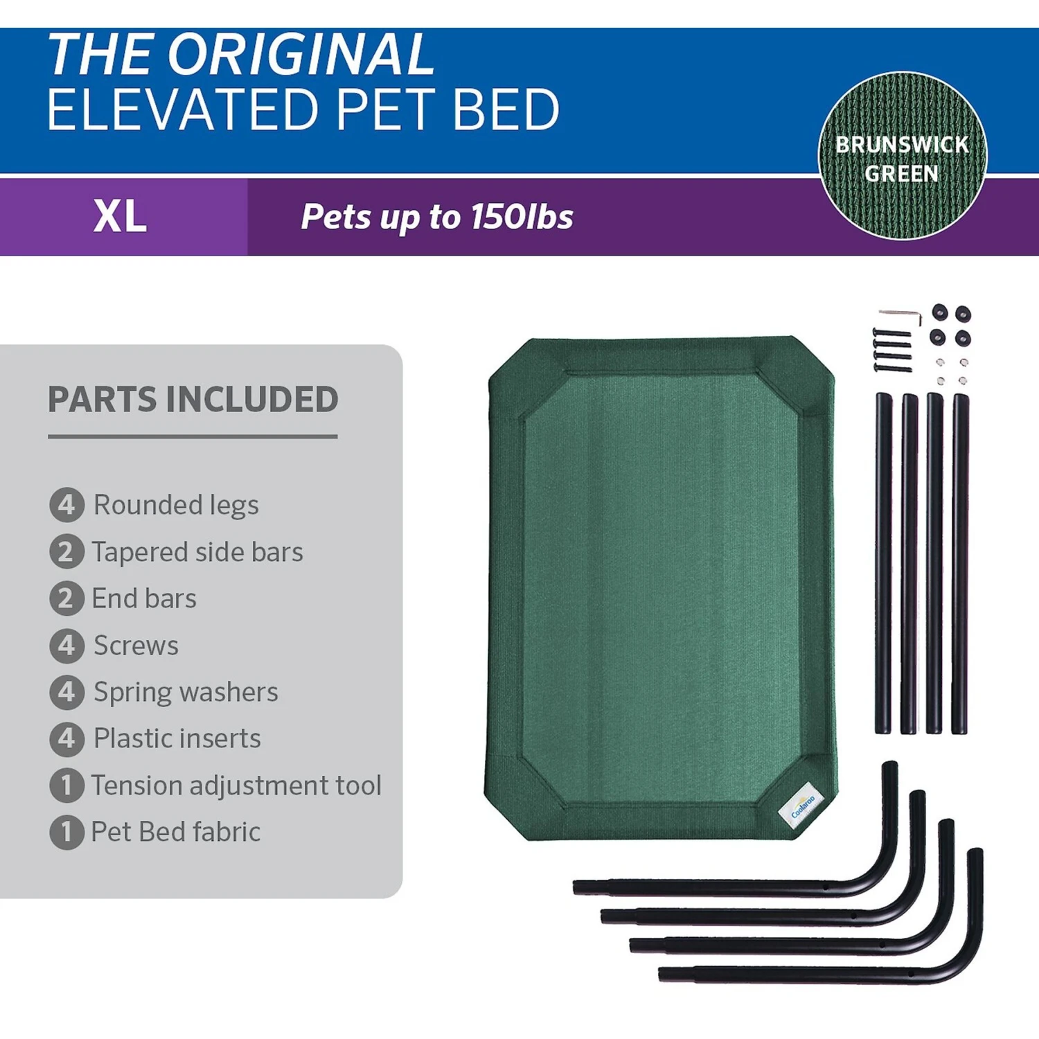 Coolaroo Steel-Framed Elevated Dog Bed 7 Coolaroo Steel-Framed Elevated Dog Bed - Image 7