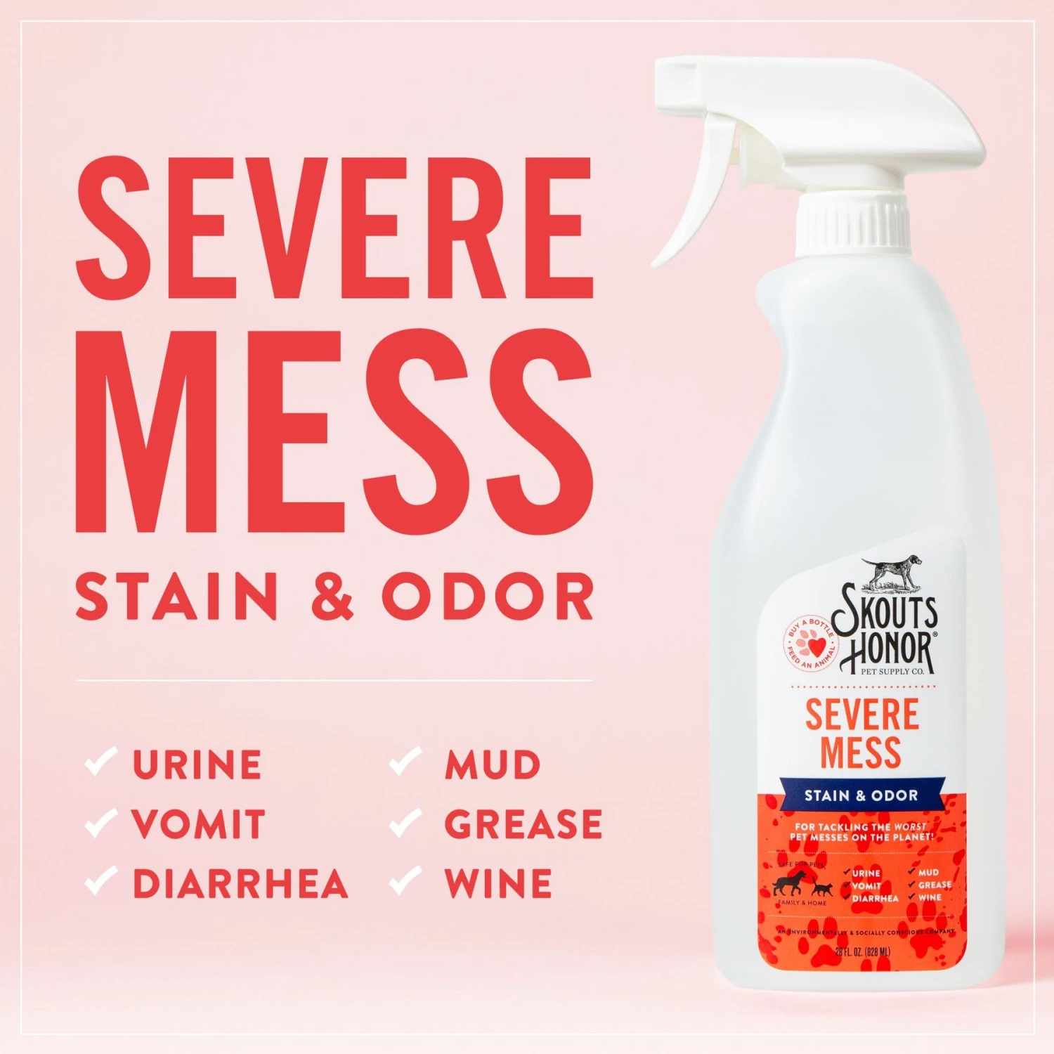 Skout's Honor Severe Mess Stain & Odor Dog & Cat Spray 3 Skout's Honor Severe Mess Stain & Odor Dog & Cat Spray - Image 3