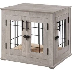 Unipaws Wooden Wire Dog Crate Furniture End Table 10 Unipaws Wooden Wire Dog Crate Furniture End Table -Pup Haven Sales Store 299112 PT2. AC SS1800 V1664533951