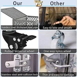 SMONTER Heavy Duty Dog Crate 11 SMONTER Heavy Duty Dog Crate -Pup Haven Sales Store 300204 PT5. AC SS1800 V1622122034