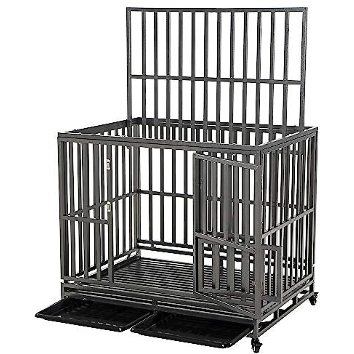 SMONTER Heavy Duty I Shape Dog Crate & Playpen 4 SMONTER Heavy Duty I Shape Dog Crate & Playpen - Image 4