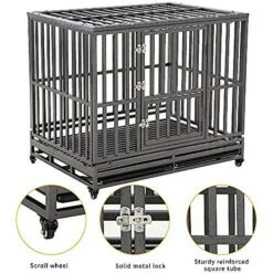 SMONTER Heavy Duty I Shape Dog Crate & Playpen 11 SMONTER Heavy Duty I Shape Dog Crate & Playpen -Pup Haven Sales Store 300214 PT4. AC SS1800 V1622122643