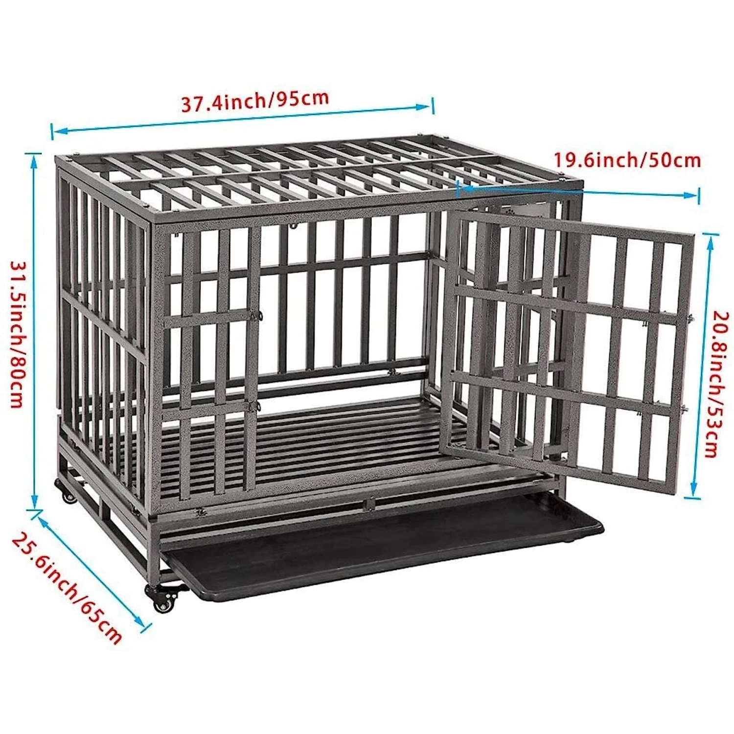 SMONTER Heavy Duty Dog Crate & Playpen 2 SMONTER Heavy Duty Dog Crate & Playpen - Image 2