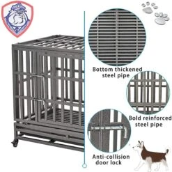 SMONTER Heavy Duty Dog Crate & Playpen 13 SMONTER Heavy Duty Dog Crate & Playpen -Pup Haven Sales Store 300221 PT6. AC SS1800 V1622122940