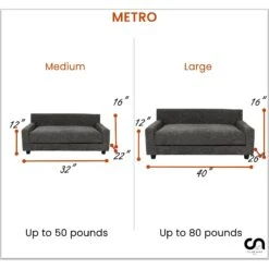 Club Nine Pets Metro Orthopedic Cat & Dog Bed 15 Club Nine Pets Metro Orthopedic Cat & Dog Bed -Pup Haven Sales Store 301290 PT7. AC SS1800 V1695658920