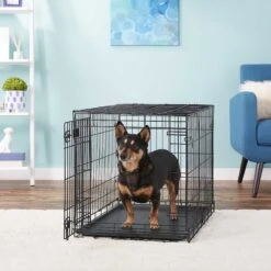 MidWest ICrate Fold & Carry Single Door Collapsible Wire Dog Crate & MidWest Quiet Time Ombre Swirl Dog Crate Mat 13 MidWest ICrate Fold & Carry Single Door Collapsible Wire Dog Crate & MidWest Quiet Time Ombre Swirl Dog Crate Mat -Pup Haven Sales Store 302930 PT4. AC SS1800 V1623071841