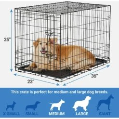 Frisco Fold & Carry Single Door Collapsible Wire Dog Crate & Frisco Premium Extra Large Printed Dog Training & Potty Pads 11 Frisco Fold & Carry Single Door Collapsible Wire Dog Crate & Frisco Premium Extra Large Printed Dog Training & Potty Pads -Pup Haven Sales Store 303438 PT2. AC SS1800 V1623073652