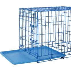 Frisco Two Door Top Load Plastic Dog & Cat Kennel & Frisco Fold & Carry Single Door Collapsible Wire Dog Crate, Pink -Pup Haven Sales Store 303656 PT5. AC SS1800 V1623057749