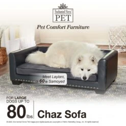 Enchanted Home Pet Chaz Sofa Cat & Dog Bed With Removable Cover -Pup Haven Sales Store 305363 PT4. AC SS1800 V1623249769