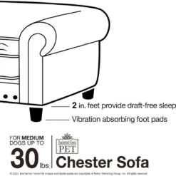 Enchanted Home Pet Chester Sofa Cat & Dog Bed -Pup Haven Sales Store 305371 PT7. AC SS1800 V1623283371