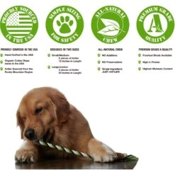 Buck Bone Organics Antler Rope Dog Toy 8 Buck Bone Organics Antler Rope Dog Toy -Pup Haven Sales Store 311431 PT3. AC SS1800 V1631763738