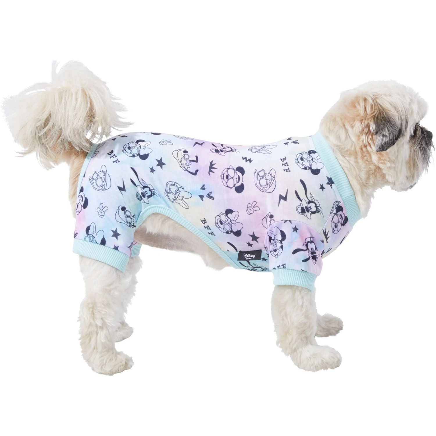 Disney Mickey & Friends Tie Dye Dog & Cat Jersey PJs 3 Disney Mickey & Friends Tie Dye Dog & Cat Jersey PJs - Image 3
