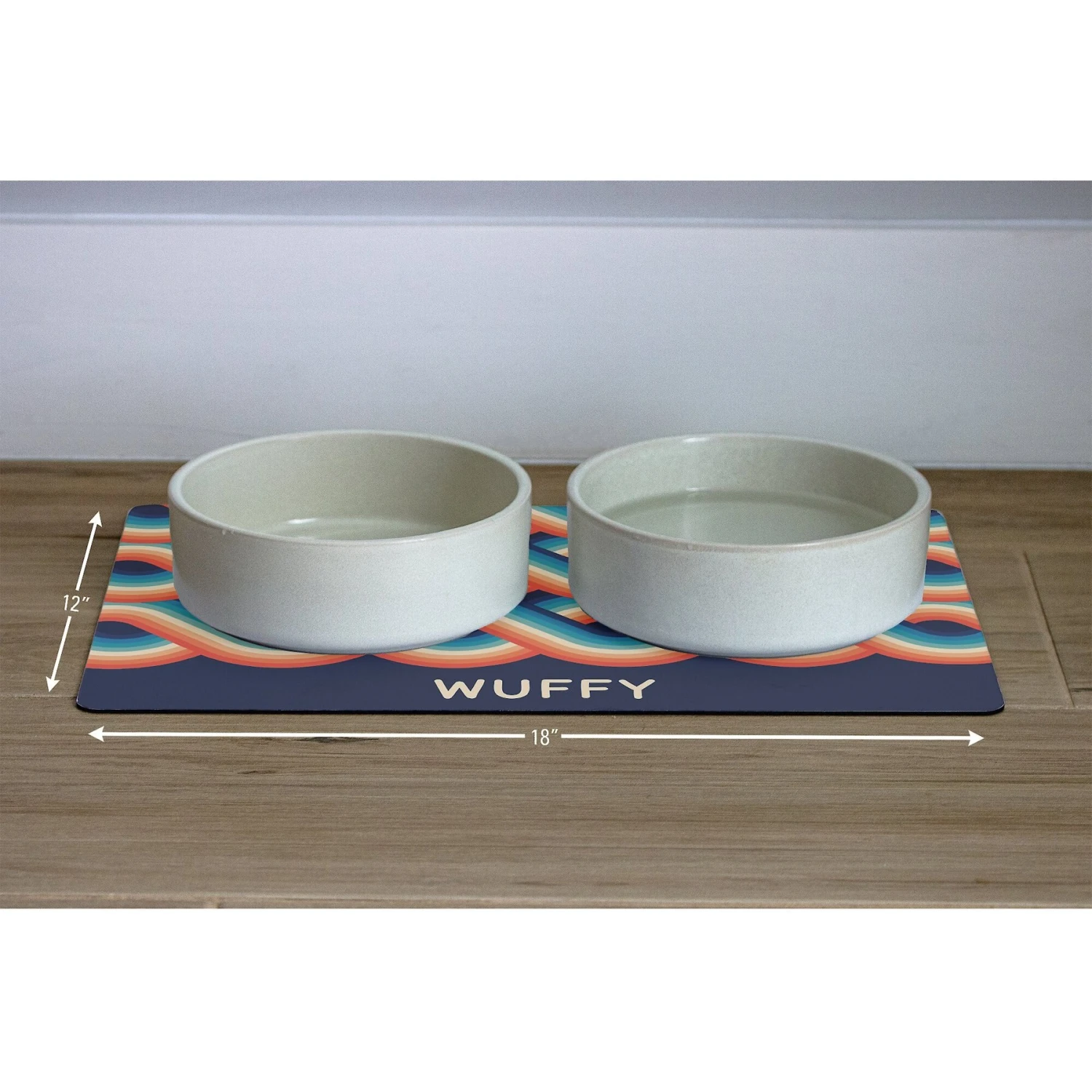 904 Custom Personalized Retro Rainbow Dog & Cat Placemat 3 904 Custom Personalized Retro Rainbow Dog & Cat Placemat - Image 3