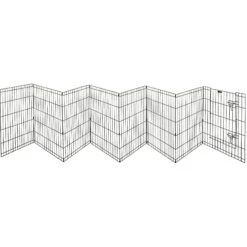 Pet Adobe 8-Panel Folding Metal Dog & Cat Playpen -Pup Haven Sales Store 315023 PT7. AC SS1800 V1626387447