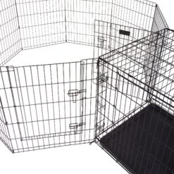 Pet Adobe Folding Puppy Playpen -Pup Haven Sales Store 315034 PT3. AC SS1800 V1626394879