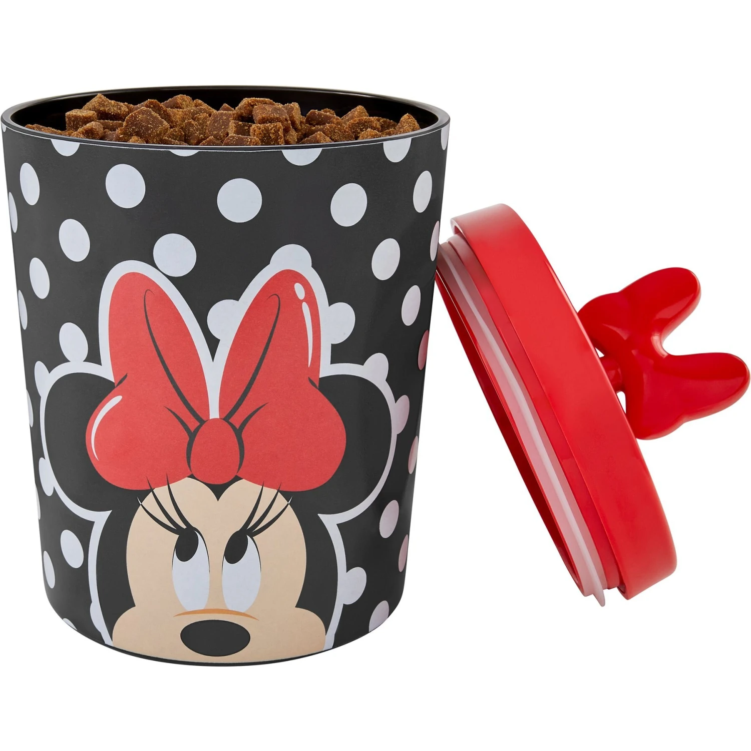 Disney Minnie Mouse Peek-A-Boo Melamine Dog & Cat Treat Jar 5 Disney Minnie Mouse Peek-A-Boo Melamine Dog & Cat Treat Jar - Image 5