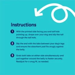 Frisco Washable Female Diaper 10 Frisco Washable Female Diaper -Pup Haven Sales Store 315702 PT4. AC SS1800 V1699297906