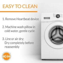 K&H Pet Products Mother's Heartbeat Puppy Heart Pillow -Pup Haven Sales Store 316725 PT5. AC SS1800 V1637626034